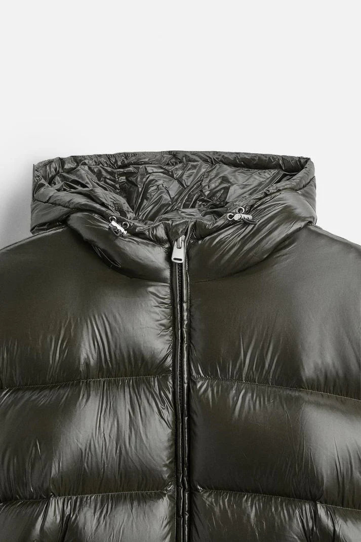 Glossy Puffer Jacket