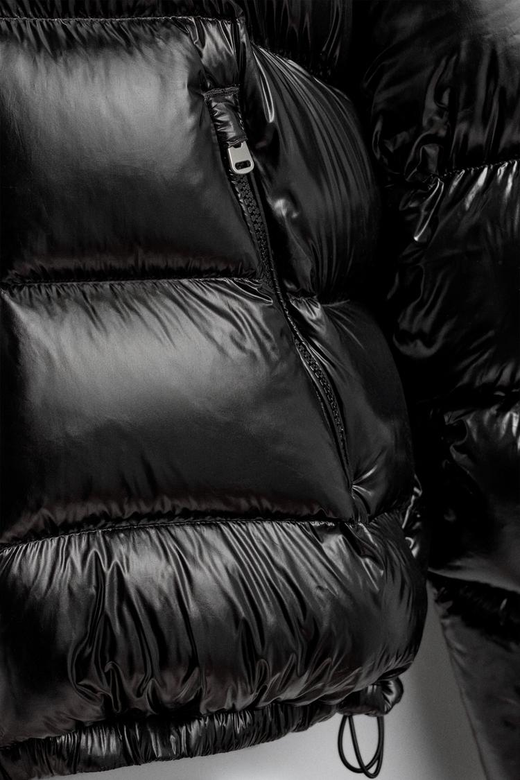 Glossy Puffer Jacket